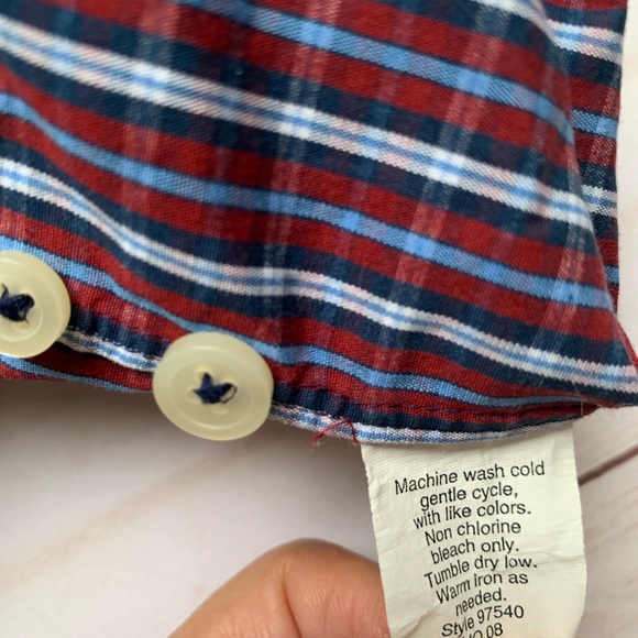 JCrew Mens Haberdashery shirt 97540 SZ  16-161/2 - Picture 6 of 7